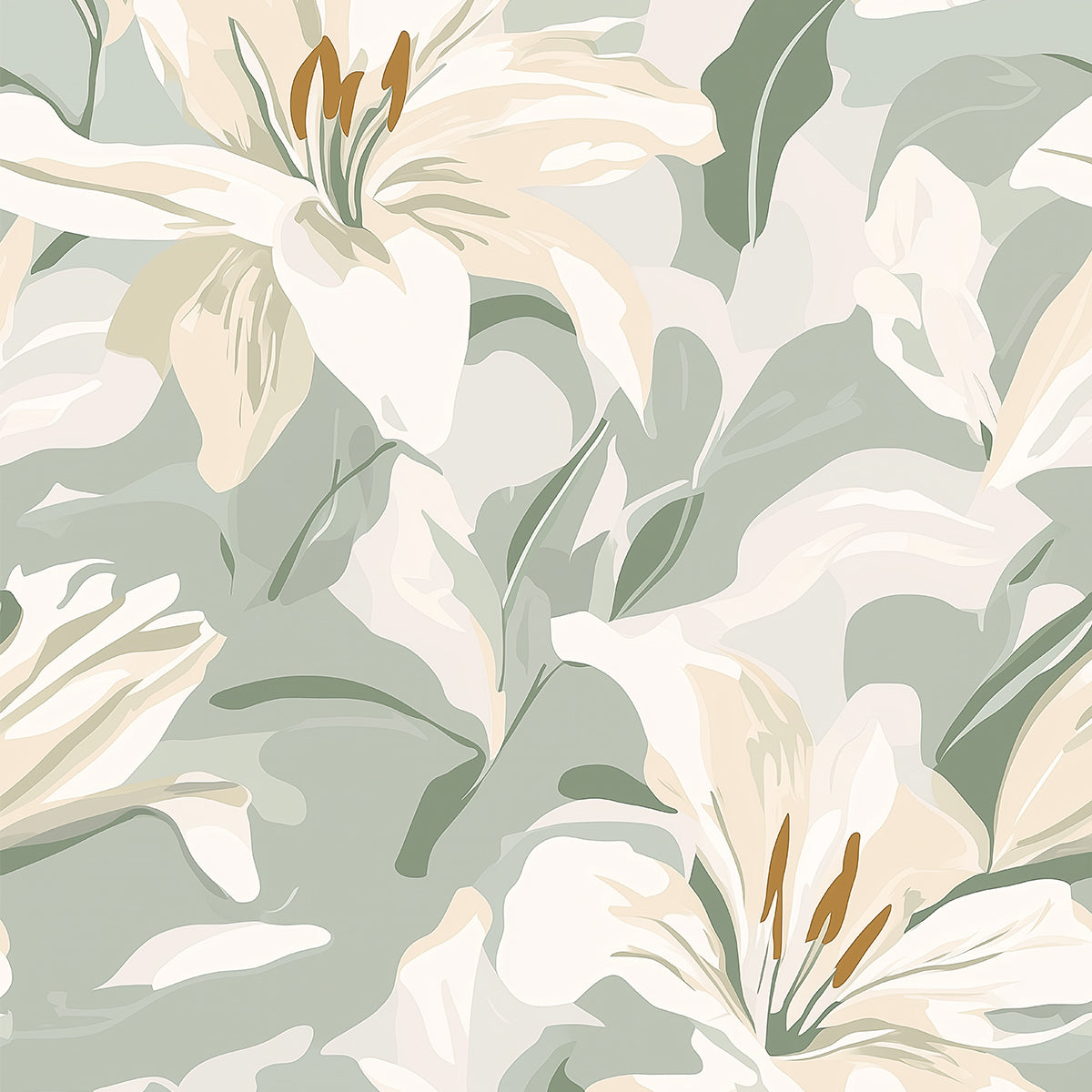 Boovira Peel and Stick Wallpaper,Vintage Boho Green and White Floral Wallpaper,Vinyl Waterproof Self-Adhesive Contact Wall Paper for Kitchen Bedroom Wall Cabinet Drawers Liner,17.3"x78.7",CA28-2