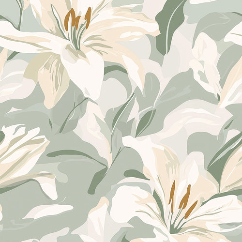 Boovira Peel and Stick Wallpaper,Vintage Boho Green and White Floral Wallpaper,Vinyl Waterproof Self-Adhesive Contact Wall Paper for Kitchen Bedroom Wall Cabinet Drawers Liner,17.3"x78.7",CA28-2